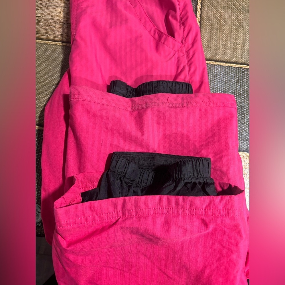 Billabong Kids' Bright Pink Cargo Pants for the snow - Picture 6 of 15
